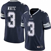 Nike Men & Women & Youth Cowboys 3 Mike White Navy NFL Vapor Untouchable Limited Jersey,baseball caps,new era cap wholesale,wholesale hats
